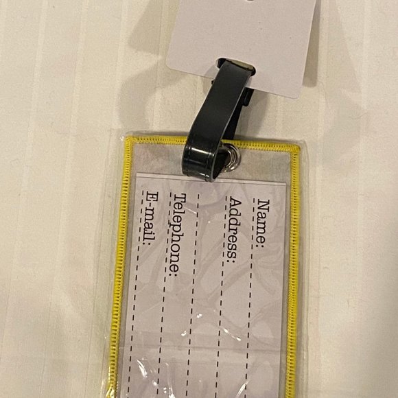 Barcelona FCB Barca National Soccer Team Luggage Bag Tag-Embroidered logo-NWT - Picture 2 of 2